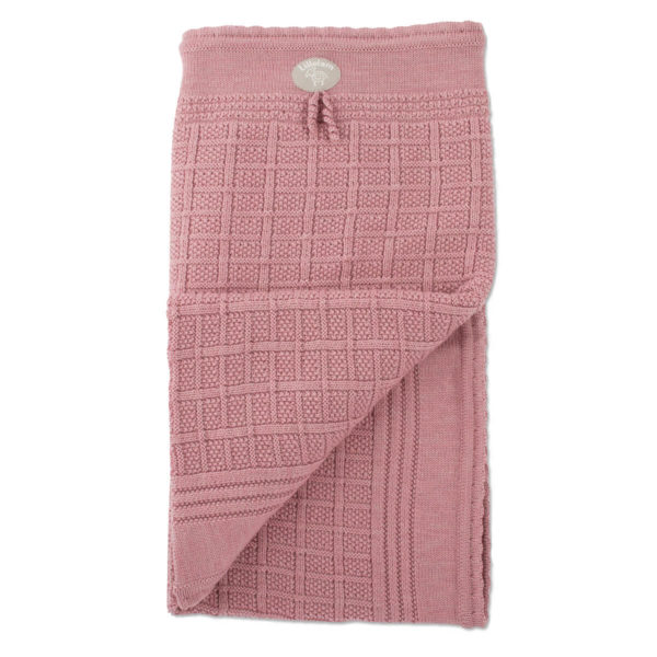 Wool blanket from Lillelam in 100% Merino in colour heather