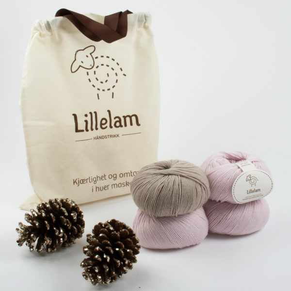 Lillelam_Strikkepakke_rosa