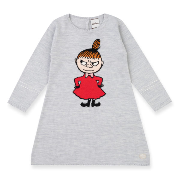 Lillelam_Kjole Lille My_mellomgrå - Dress Little My_medium grey 1